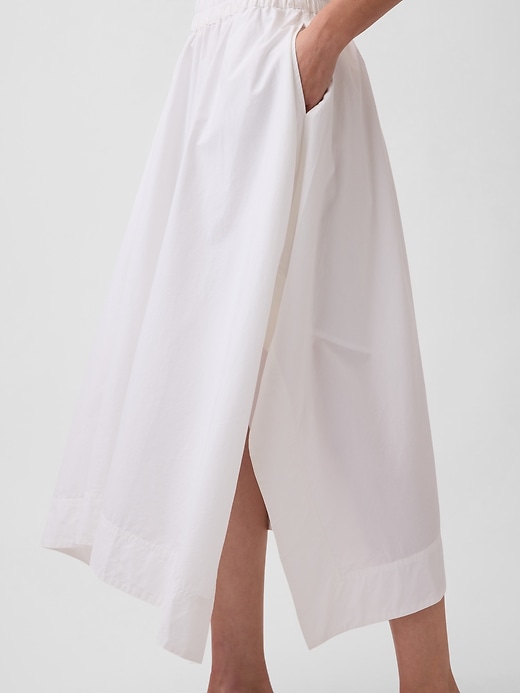 Image number 4 showing, Poplin Handkerchief Midi Skirt