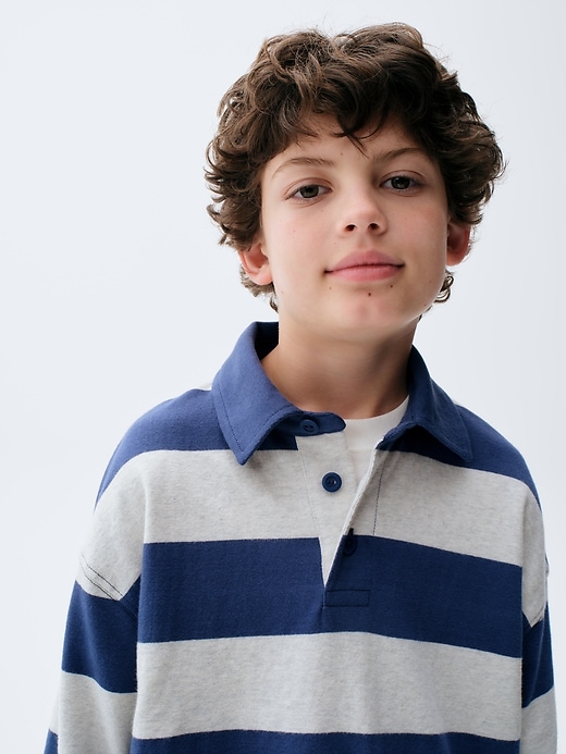Image number 4 showing, Kids Relaxed Jersey Polo Shirt