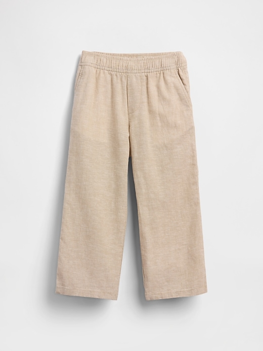 Image number 2 showing, Baby & Toddler Linen-Cotton Pull-On Pants