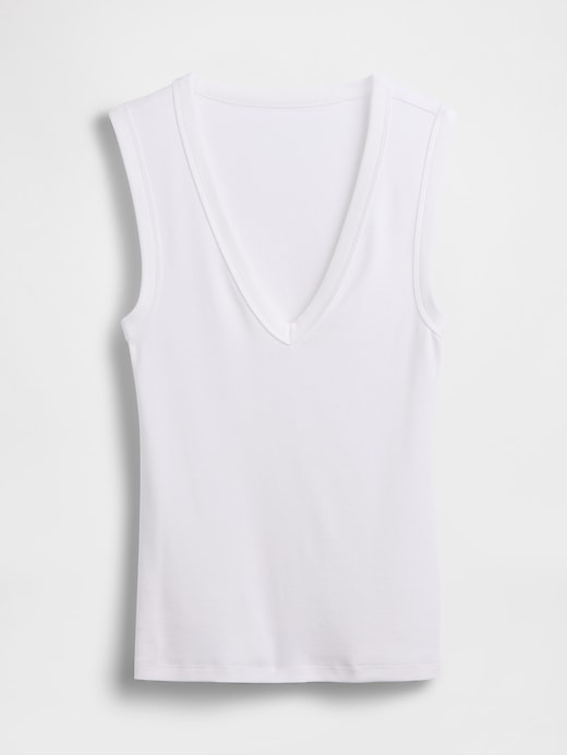 Image number 4 showing, Modern V-Neck Tank Top