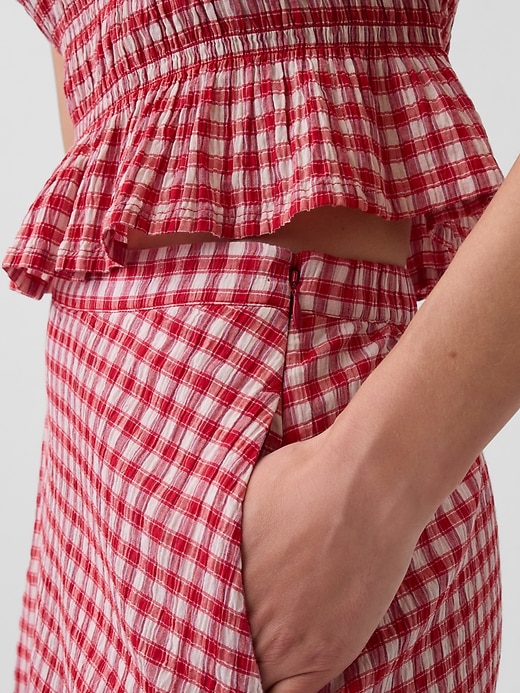 Image number 4 showing, Gingham Maxi Skirt