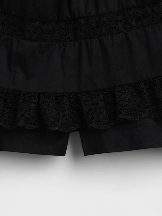 Image number 5 showing, Pintuck Lace-Trim Easy Mini Skirt