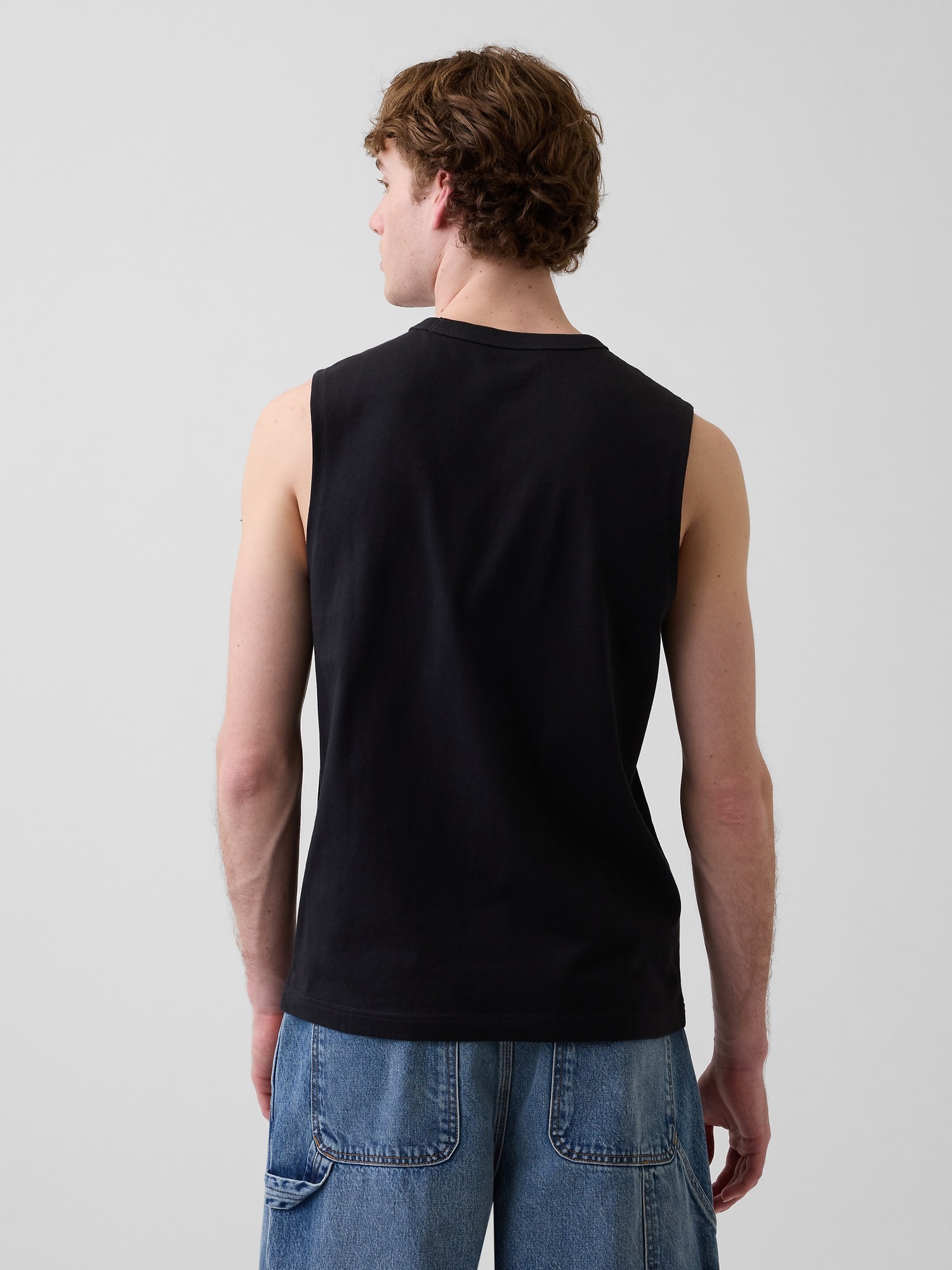 Мужские топы Gap Muscle Tank Top — фото 3