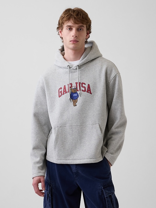 Image number 1 showing, VintageSoft Oversized Americana Logo Hoodie