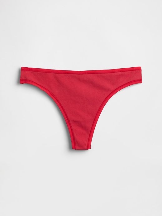 Image number 5 showing, Organic Stretch Cotton Thong