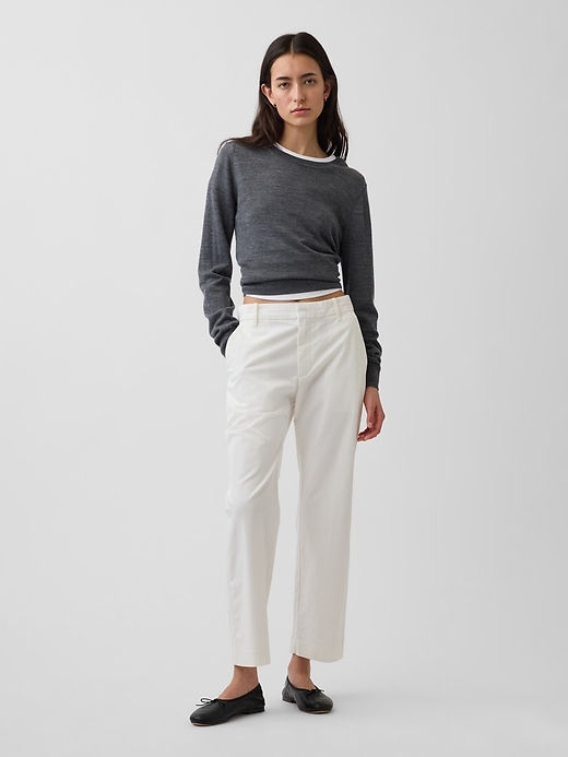 Image number 1 showing, Mid Rise Downtown Khakis