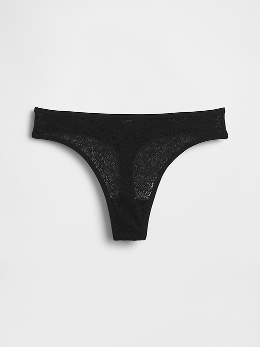 Image number 3 showing, Lace Thong