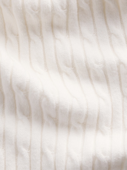 Image number 5 showing, CashSoft Relaxed Cable-Knit Sweater Pants