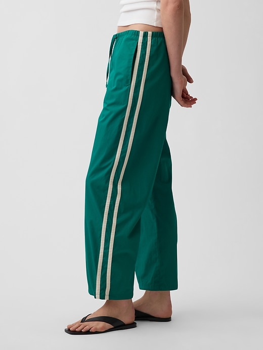Image number 3 showing, Organic Cotton Poplin Relaxed Easy Stripe Pants