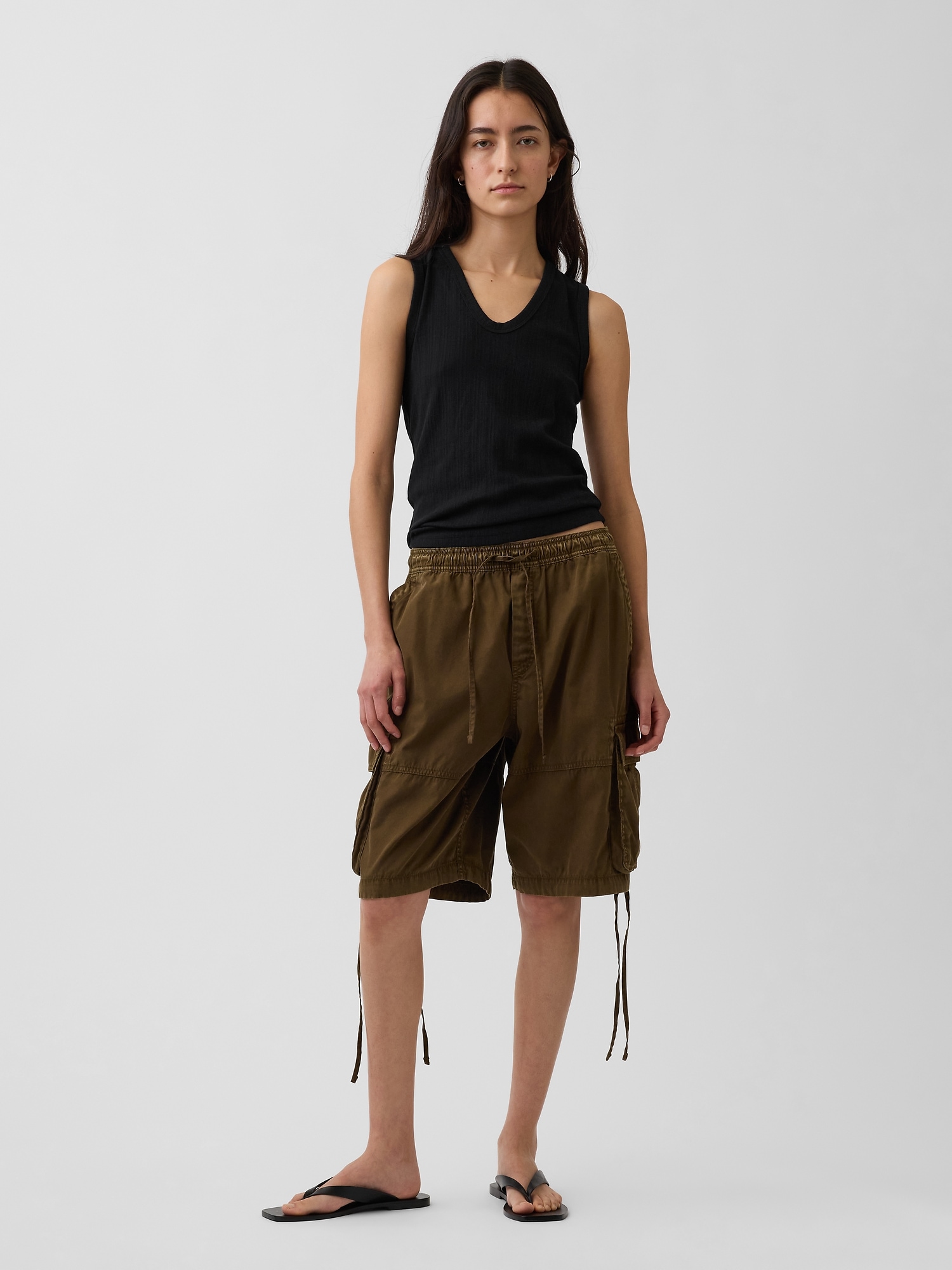 Женские топы Gap Variegated Rib Tank Top — фото 2