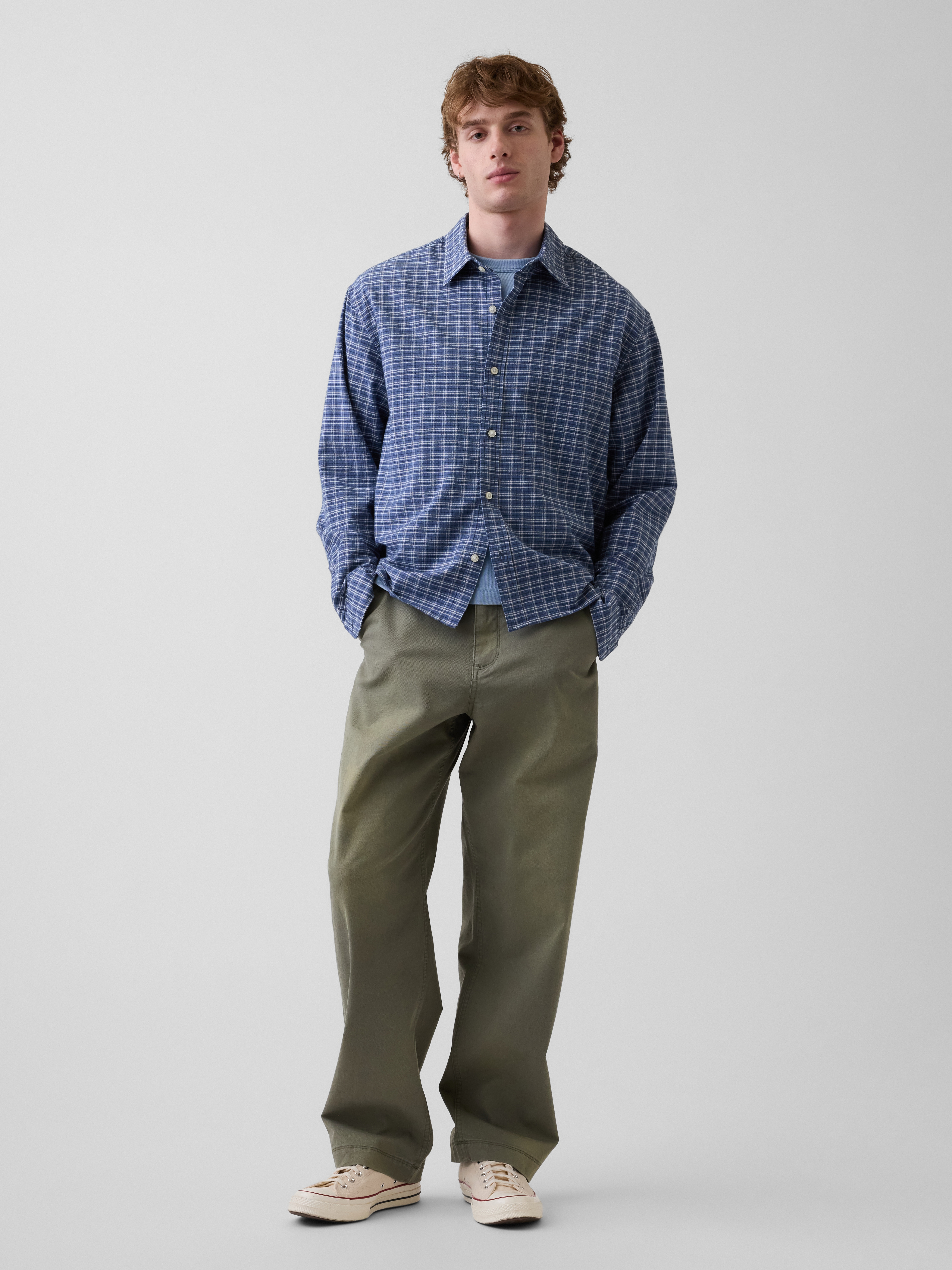 Modern Baggy Khakis