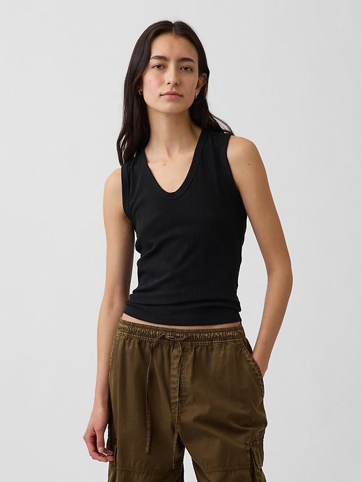 Image number 1 showing, Modern Rib Tank Top
