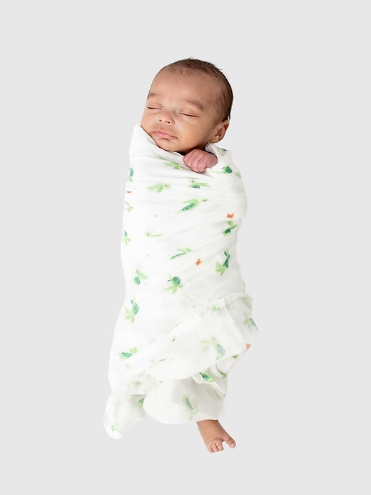 Image number 3 showing, Bamboo Little Turtle Swaddle