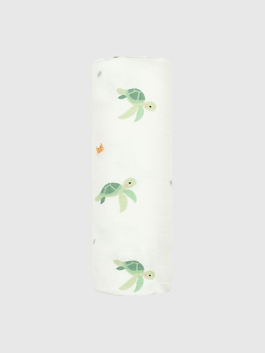 Image number 1 showing, Bamboo Little Turtle Swaddle