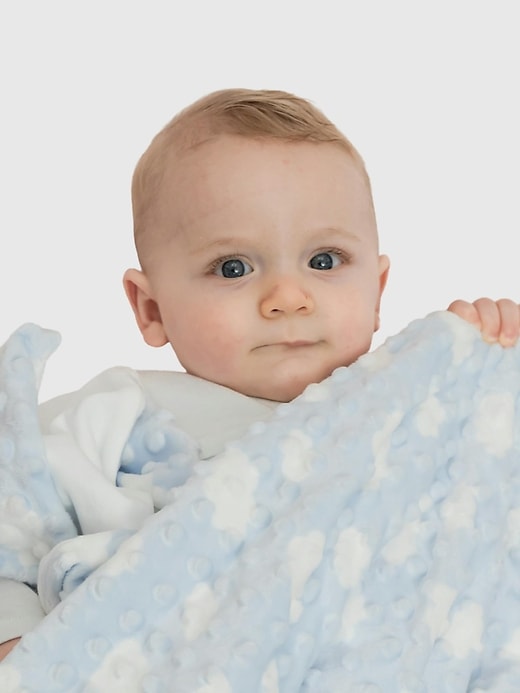 Image number 3 showing, Bamboo Little Blue Cozy Cloud Blanket