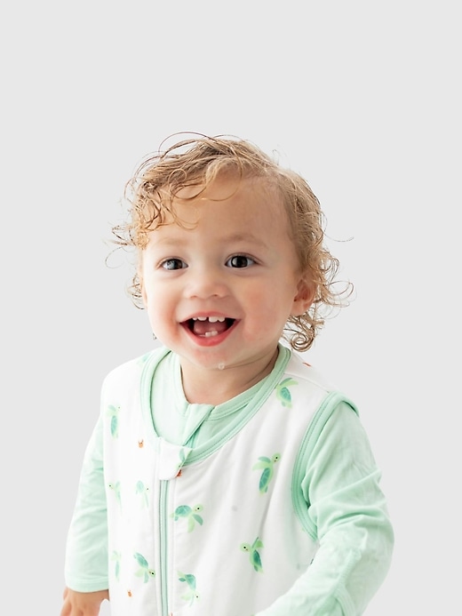 Image number 2 showing, Bamboo Little Turtle Sleep Sack 0 to 12 months