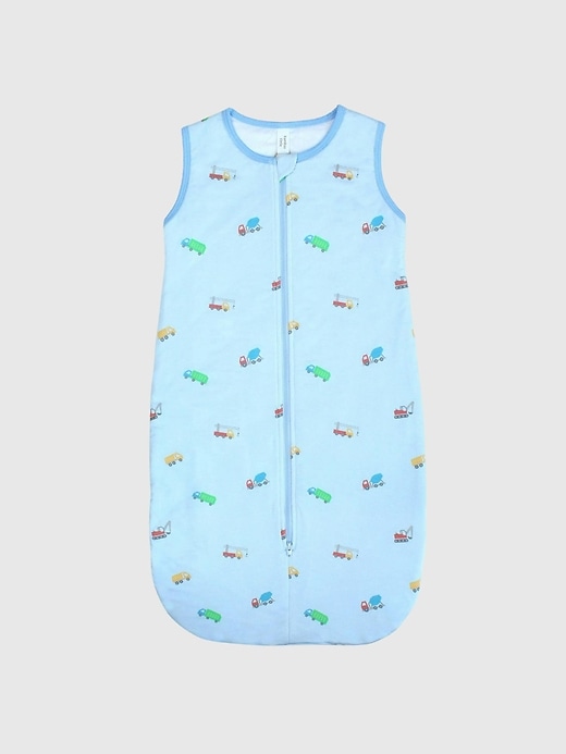 Image number 1 showing, Bamboo LittleTrucks Sleep Sack 0 to 12 months