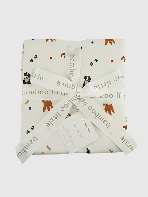 Image number 1 showing, Bamboo Little Dogs Baby Blanket