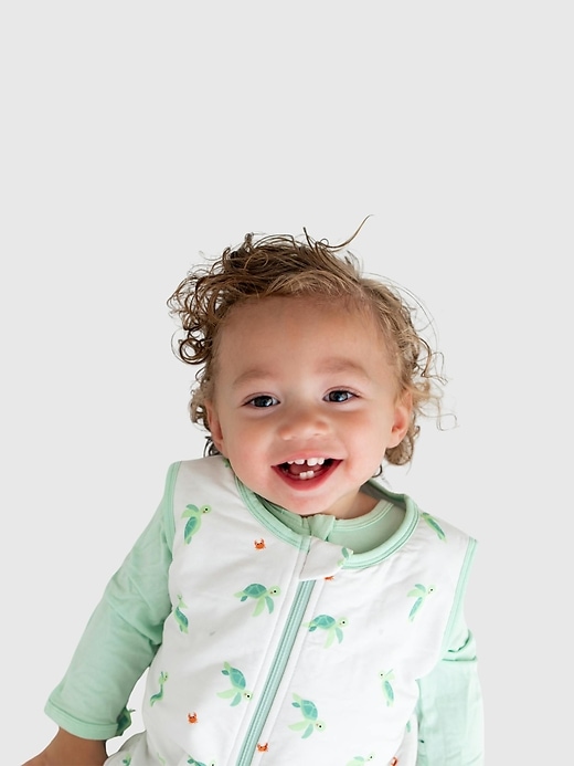 Image number 3 showing, Bamboo Little Turtle Sleep Sack 0 to 12 months