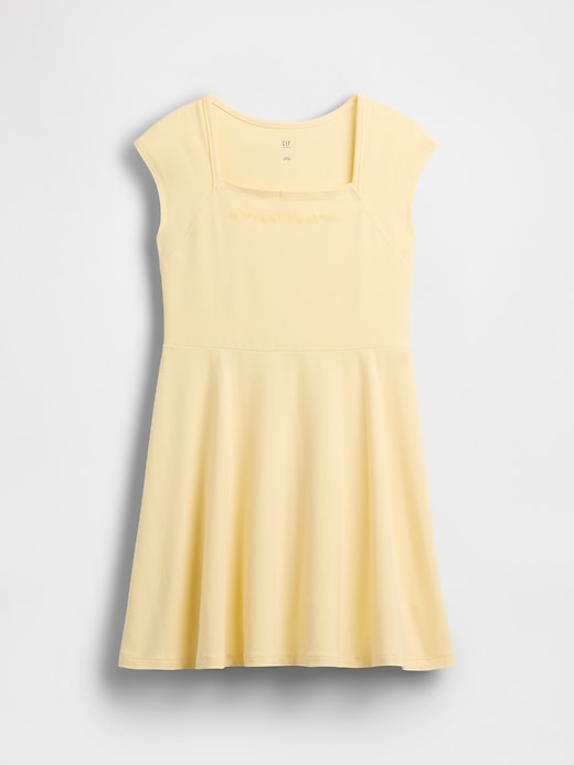 Image number 2 showing, Kids Jersey Square-Neck Dress