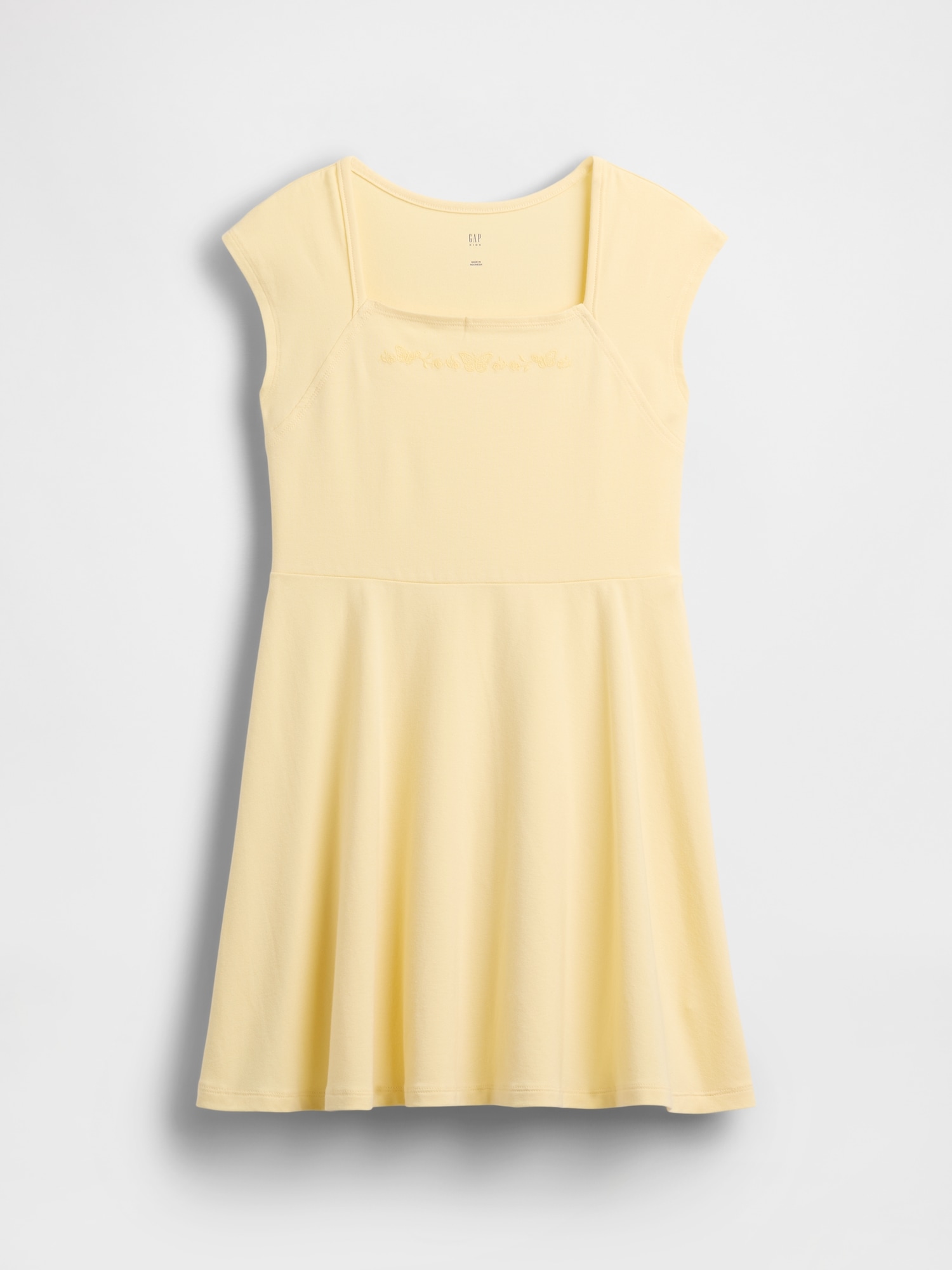 Kids Jersey Square-Neck Dress