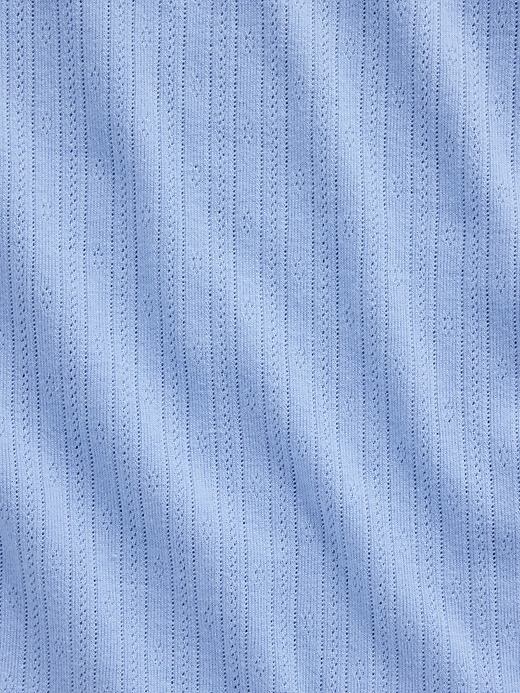 Image number 4 showing, Pointelle Crewneck T-Shirt