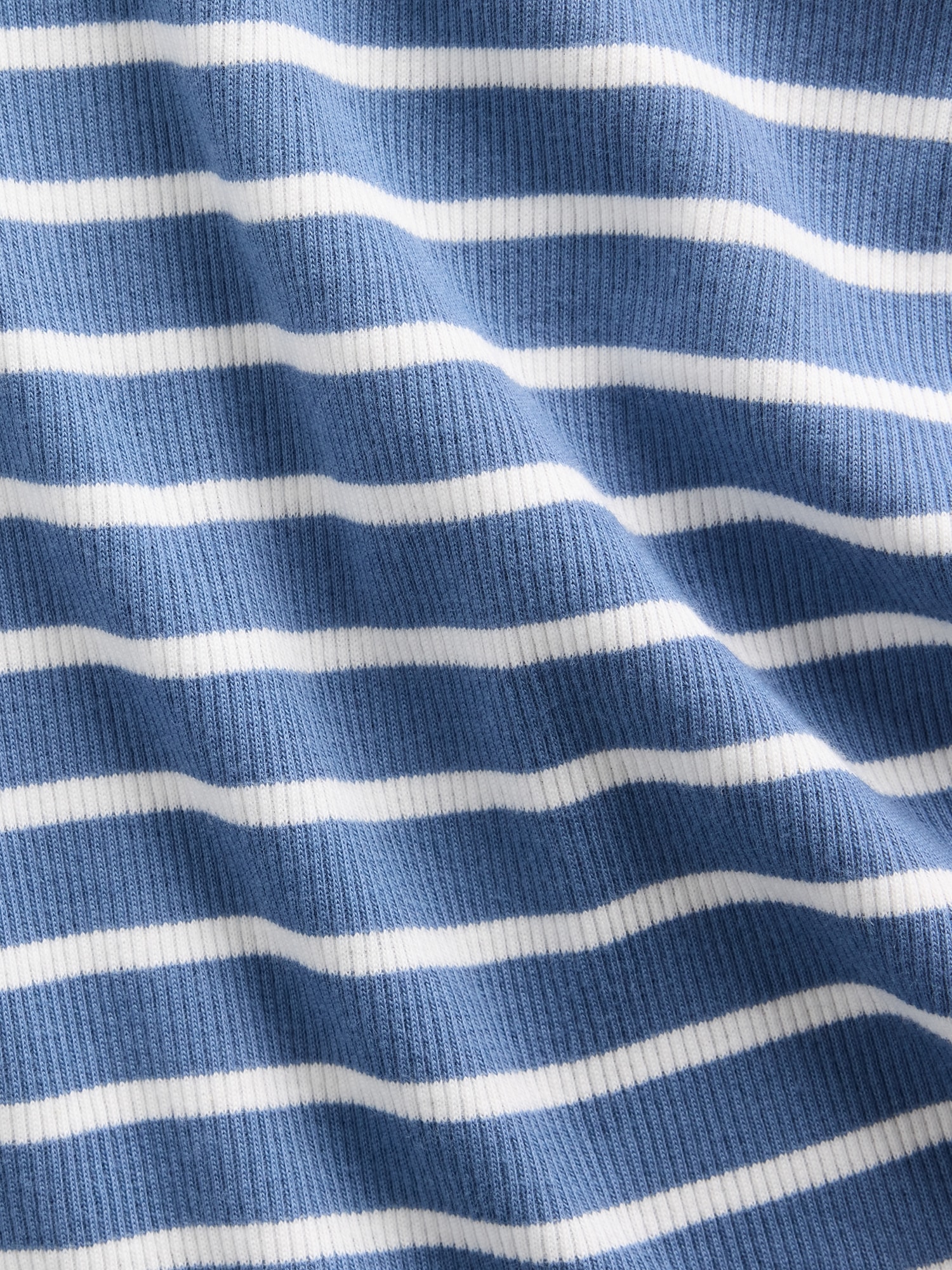 Детский топ Gap Rib Scoop Tank Top, цвет: Синий полосатый — фото 4
