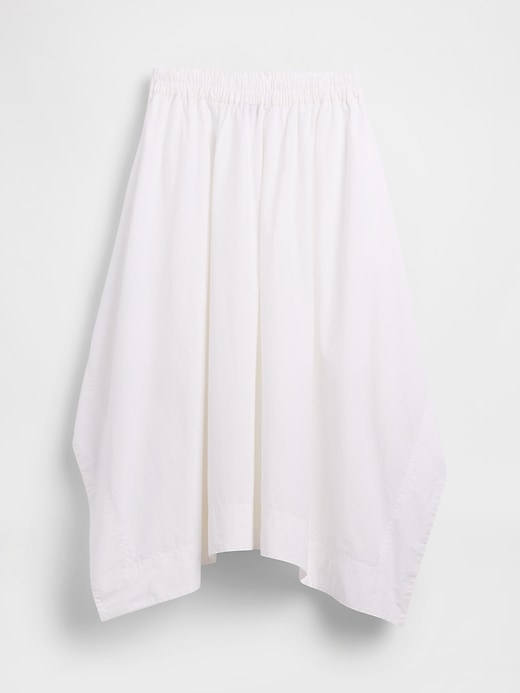 Image number 5 showing, Poplin Handkerchief Midi Skirt