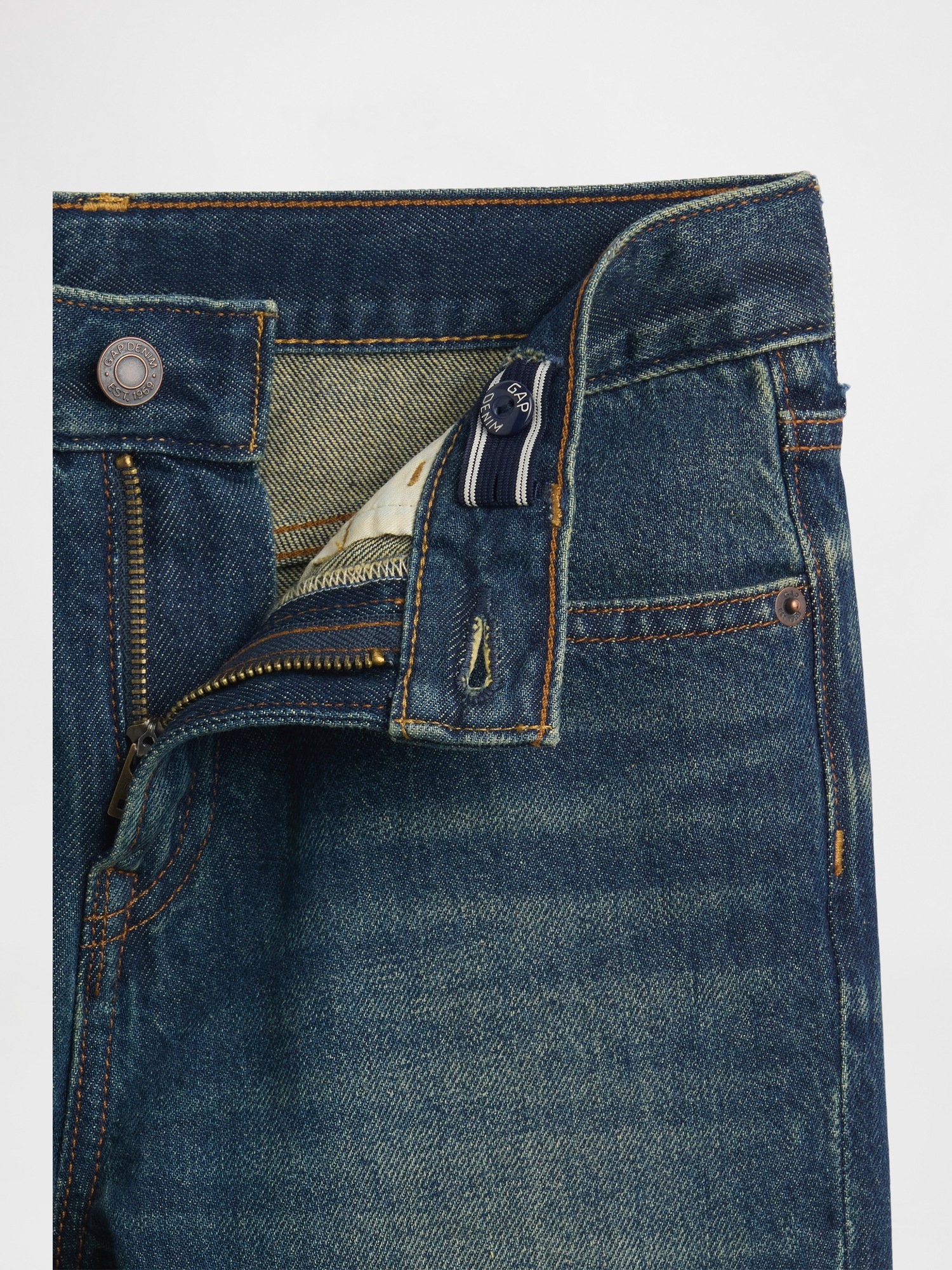 Детские джинсы Gap Kids Relaxed Boot Jeans — фото 4