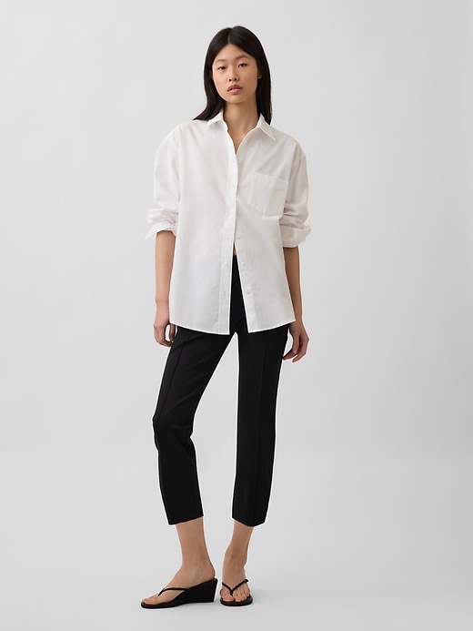 Image number 1 showing, Double Knit Easy Capris