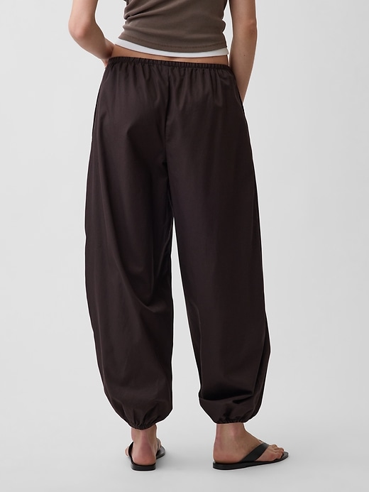 Image number 4 showing, Organic Cotton Poplin Loose Easy Joggers