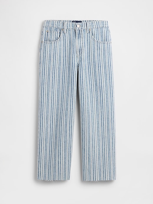 Image number 5 showing, Low Slung Relaxed Crop Jeans