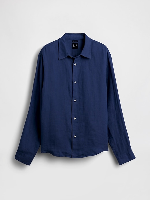 Image number 5 showing, 100% Linen Relaxed Shirt
