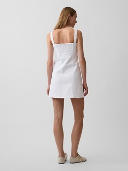 Женские платья Gap Denim Paneled Mini Dress — фото 4