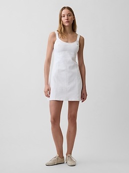 Женские платья Gap Denim Paneled Mini Dress — фото 3