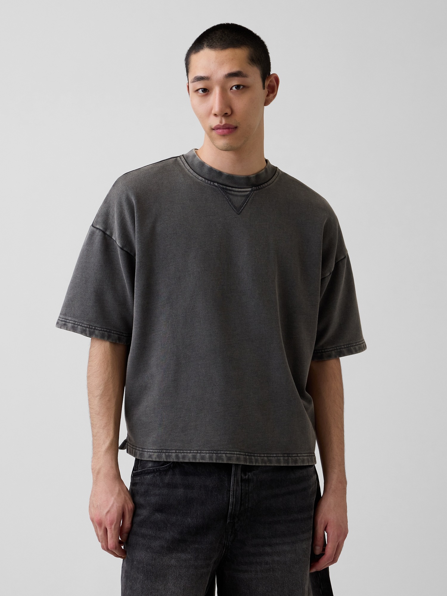 Мужские худи Gap Heavyweight French Terry Oversized Sweatshirt