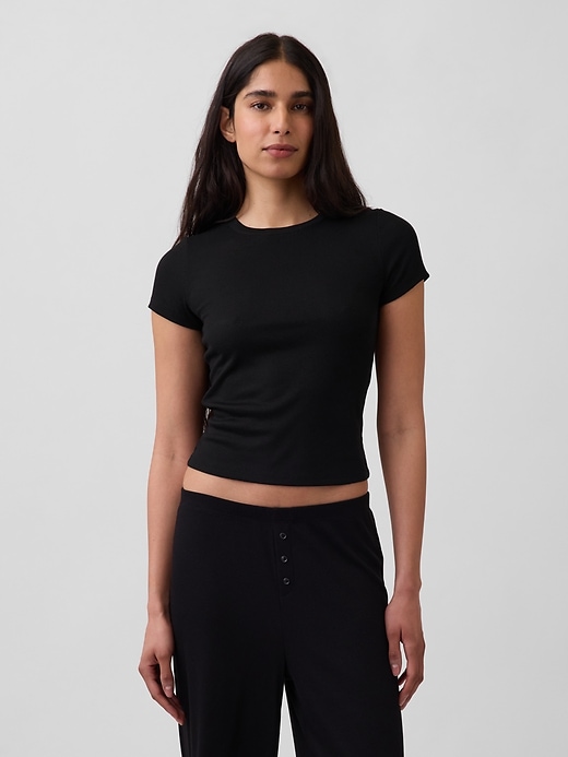 Image number 1 showing, Mini Rib PJ T-Shirt