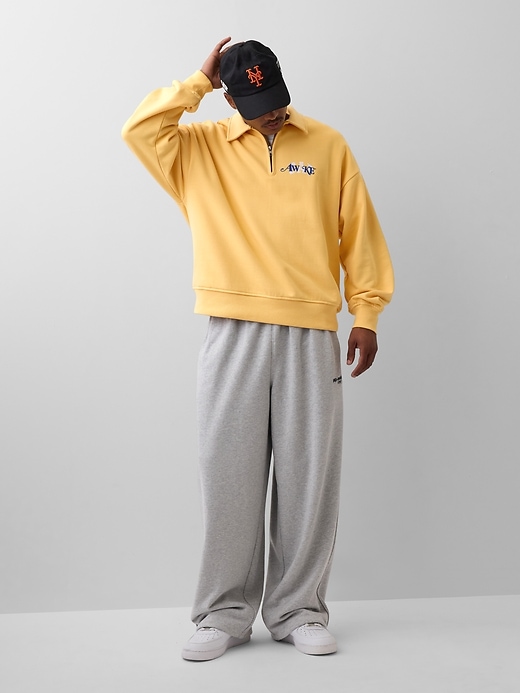 Image number 3 showing, Gap × Awake NY Heavyweight Oversized Quarter-Zip Pullover