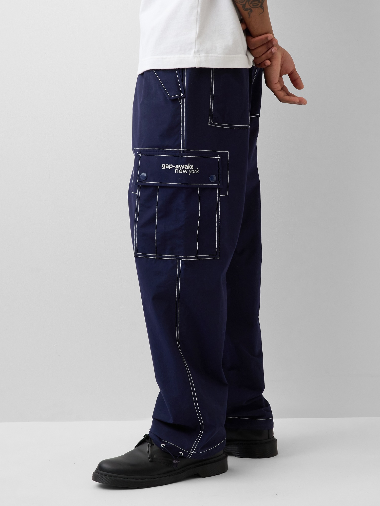 Мужские брюки Gap × Awake NY Cargo Baggy Joggers — фото 3