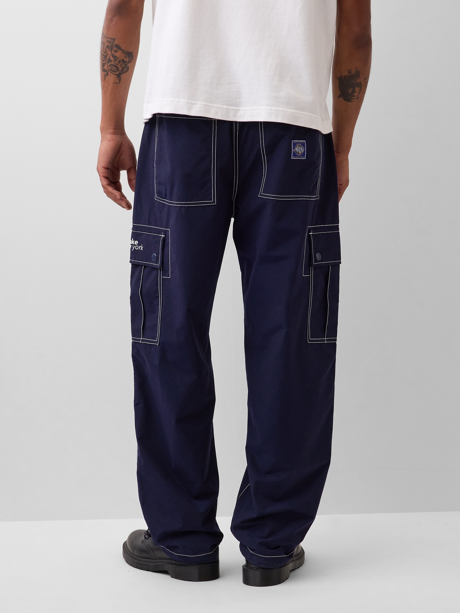 Мужские брюки Gap × Awake NY Cargo Baggy Joggers — фото 4
