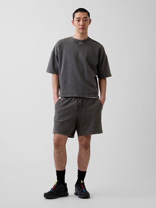 Image number 1 showing, Adult Heavyweight French Terry Sweat Shorts