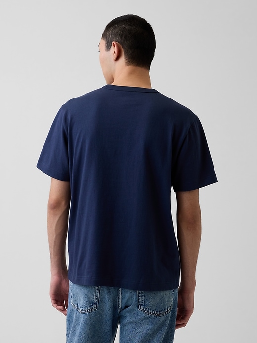 Image number 3 showing, Adult Heavyweight Relaxed Logo T-Shirt