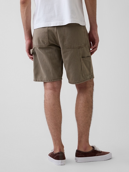 Image number 4 showing, 9" Loose Denim Carpenter Shorts
