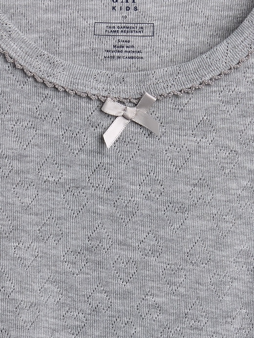 Image number 4 showing, Kids Recycled Pointelle PJ T-Shirt