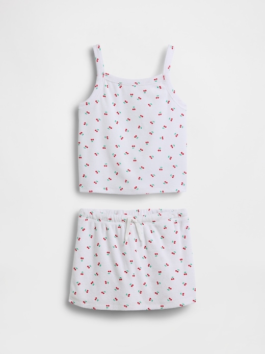 Image number 2 showing, Kids Towel Terry Skort Outfit Set