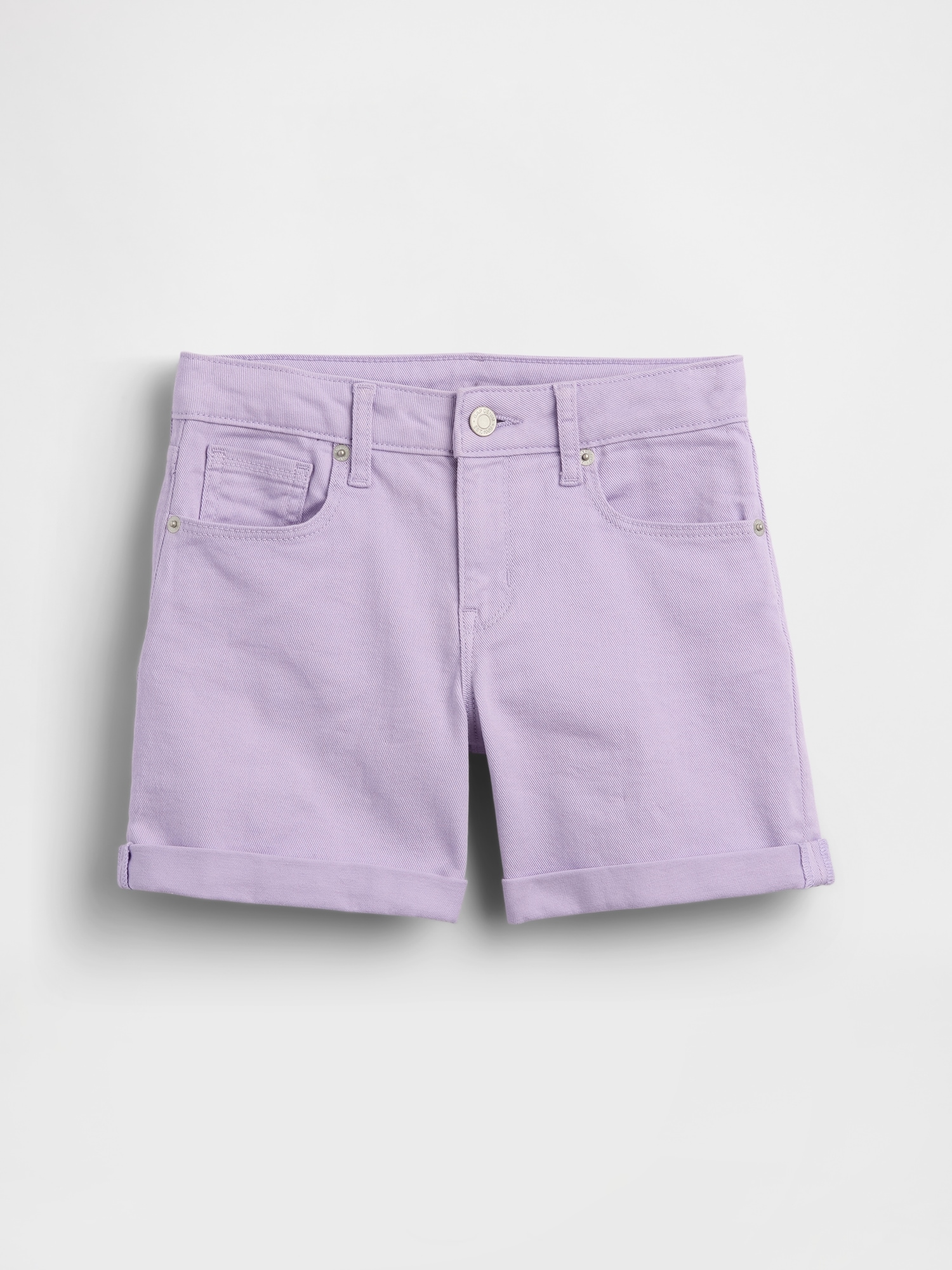Kids Denim Midi Shorts