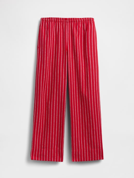 Image number 5 showing, Linen-Blend Easy Wide-Leg Pants