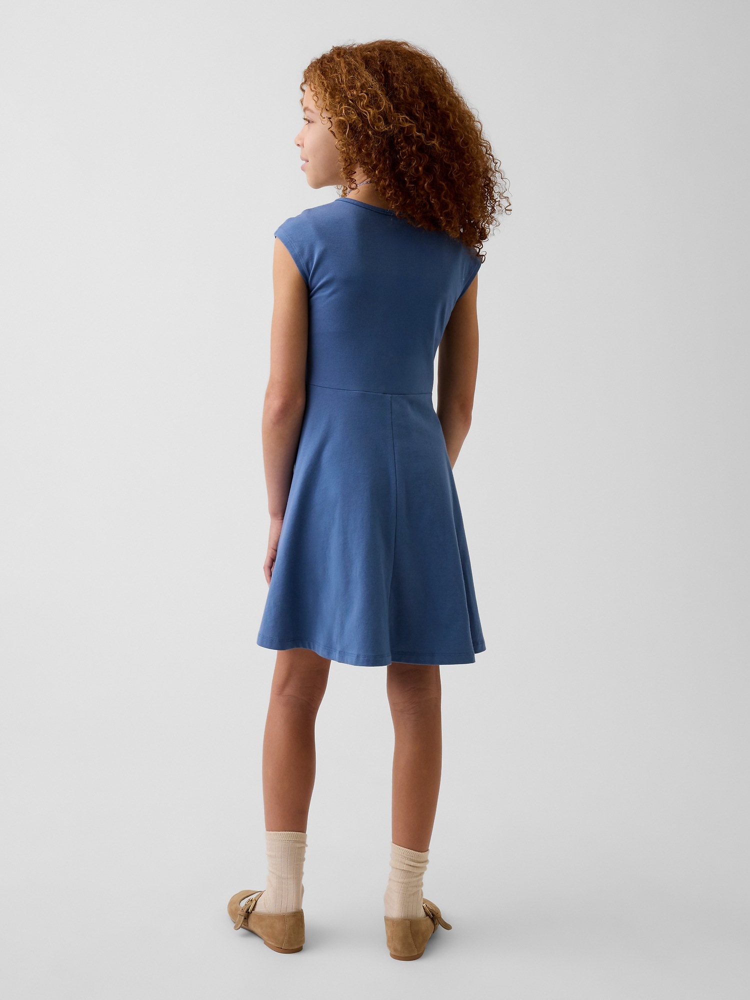 Детские платья Gap Kids Jersey Square-Neck Dress — фото 3