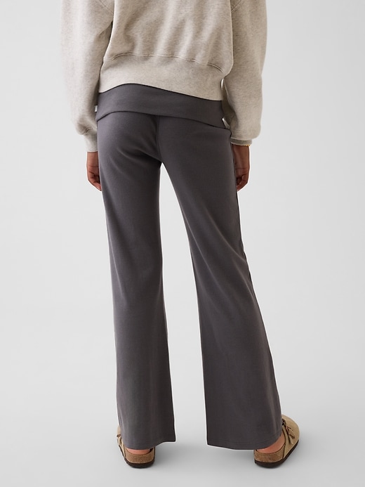 Image number 4 showing, Kids Foldover Flare Leggings