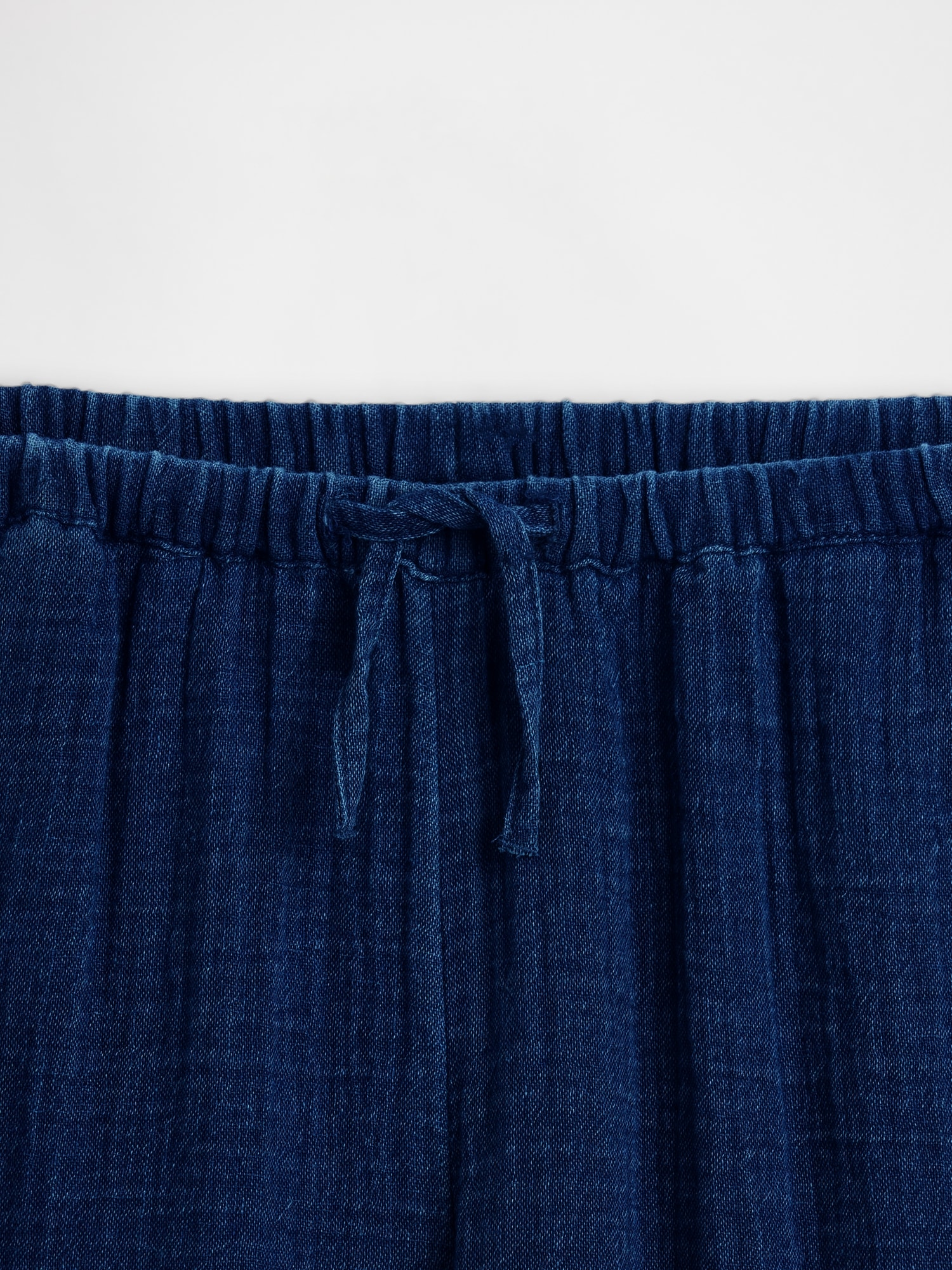 Kids Cotton Gauze Relaxed Wide-Leg Pants